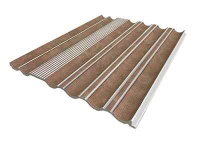 Стінова панель PS Walnut Silver Groove